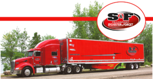 Sylvester & Forget truck with logo