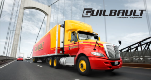 Guilbault camion avec logo