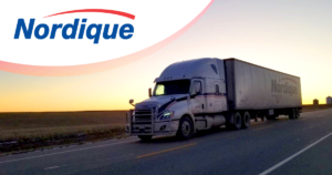 Transport Nordique Camion avec Logo