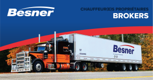 Camion Broker avec logo
